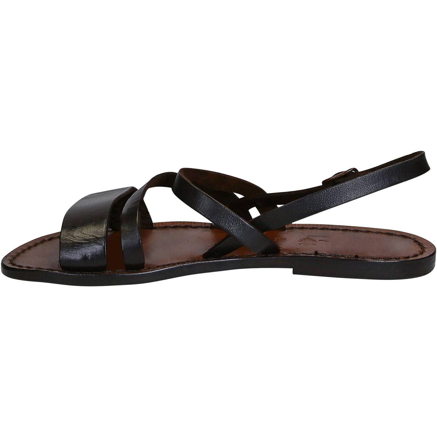 Sandales Plates Born BOHO En Cuir Marron - Taille 8 US Femme - Compensées à Enfiler - Occasion
