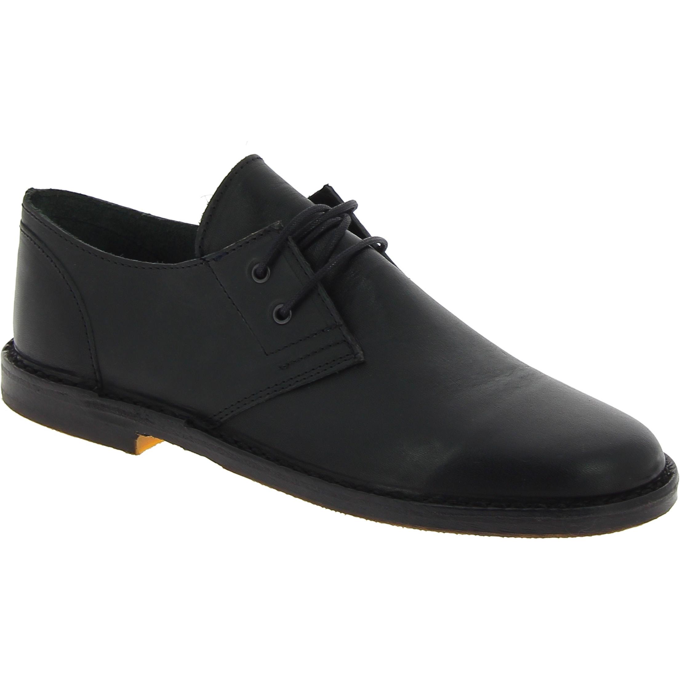 Zapatos bajos para mujer de cuero negro Hecho a mano en Italia Artigiani del cuoio