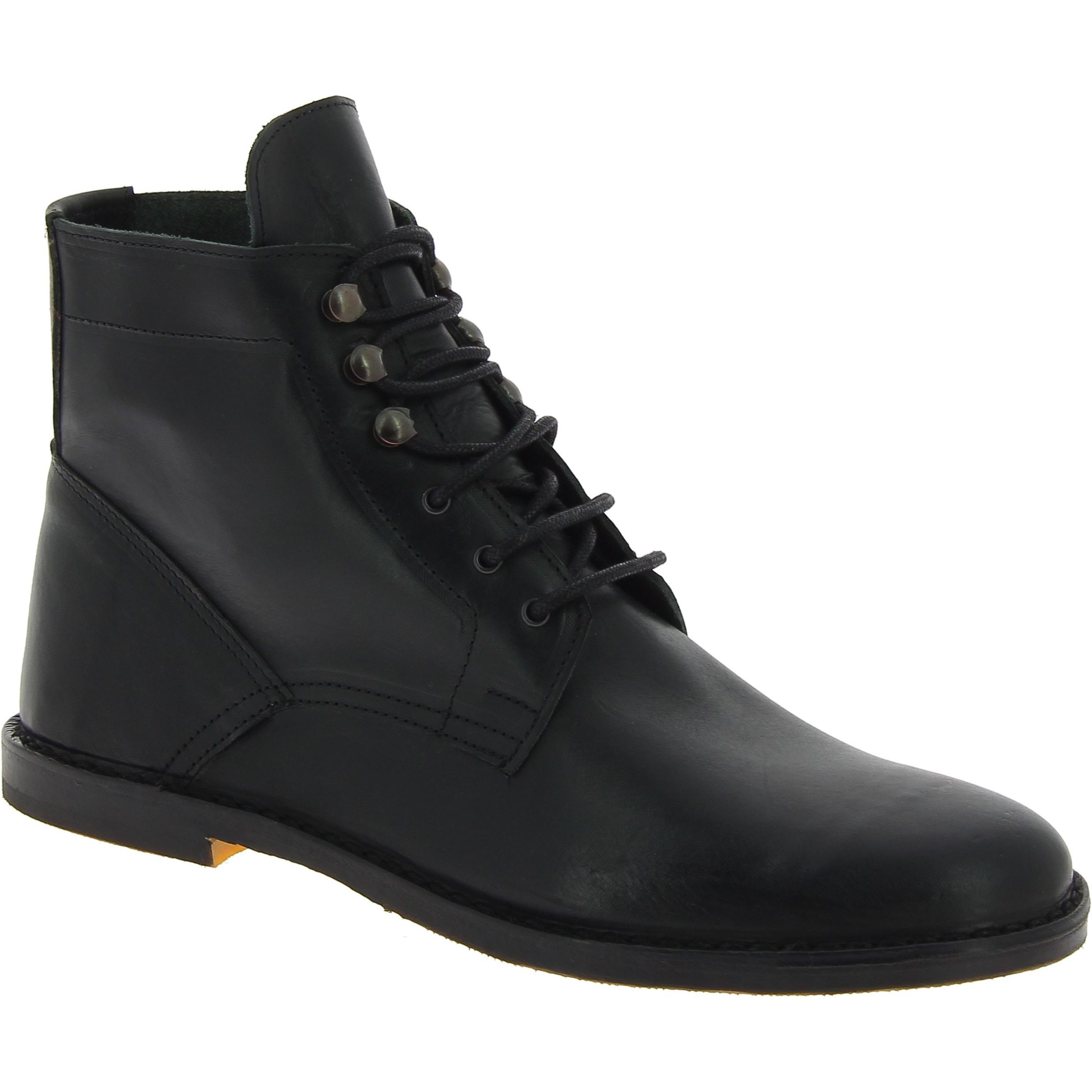 Handmade Genuine Leather 4cm Heels Autumn Early Winter Men's Formal Ankle Boots main image 1