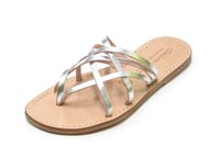 silver sandals