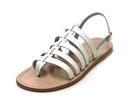 White sandals