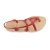 Rot Leder sandalen Damen handarbeit in Italien