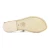 Bicolor leather flat sandals handmade in Italy