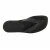 Handmade black leather thong sandals for men Made in Italy
