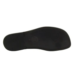 Handgefertigte schwarze flip flops Herren-Sandalen mit Leder-Reimen