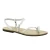 Handgefertigte weiße riemchensandalen für Damen