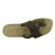 Nu pieds en cuir homme couleur boue artisanales