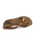 Handmade bronze leather flat gladiator thong sandals