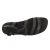 Handmade in Italy men's black leather Franciscan sandals