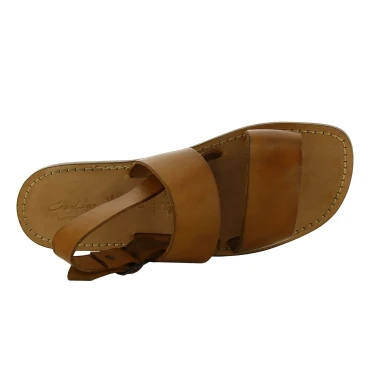 Tan leather franciscan sandals for men