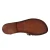 Sandales femme en cuir italienne marron foncé