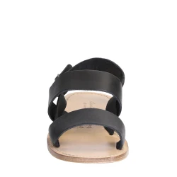 Sandales franciscains en cuir noir pour homme
