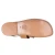 Tan leather sandals handmade in Italy for men's