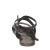 Sandales pour femme artisanales en cuir couleur boue