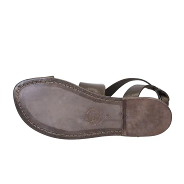 Damen-Sandalen aus Schlamm Leder in Italien von Handgefertigt