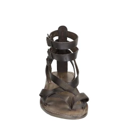 Men's mud color gladiator sandals Handmade in Italy