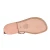 Handmade women's t-strap flat sandals in leather