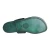 Green leather thong sandals for women handmade