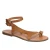 Tan leather thong sandals for women Handmade in Italy