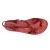 Handmade women's sandals in red leather Made in Italy