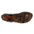 Brown leather women's sandals handmade in Italy