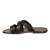 Handgemachte braunem Leder Herren Pantoffeln Sandalen