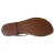 Thong sandals in Dark Brown Leather handmade in Italy
