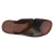 Mens leather slippers handmade in Italy in dark brown leather