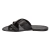 Handmade in Italy black leather mens slades braid around the big toe