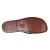 Handmade leather thongs for men with leather sole