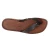 Handmade leather thongs for men with leather sole
