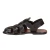 Hecho a mano en Italia mens sandalias Franciscanas en cuero marrón oscuro