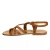 Hecho a mano en Italia womens esclavo sandalias en cuero de cuero vintage
