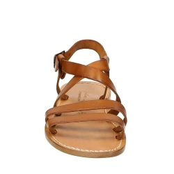 Sandales pour homme en cuir vieilli travaillé à la main en Italie