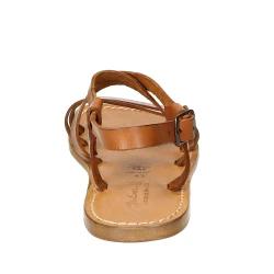 Franziskaner-Sandalen für Männer aus Leder im Vintage-Look in Italien von Hand gefertigt