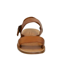 Sandales pour homme en cuir travaillé à la main coulor cuir