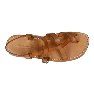 Sandales cuir pour homme travaillé à la main en Italie