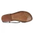 Ladies handmade sandals in dark brown leather Made in Italy