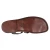 Sandales cuir homme artisanales marron fait en Italie