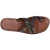 Chanclas marrón cuero hombre hechas a mano en Italia