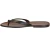 Dark brown leather thongs sandals for men Handmade