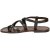 womens italian leather sandals dark brown hand made leather