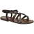 womens italian leather sandals dark brown hand made leather