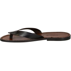 Tong homme en cuir artisanal fait en Italie