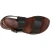 Brown leather women's franciscan sandals handmade in Italy