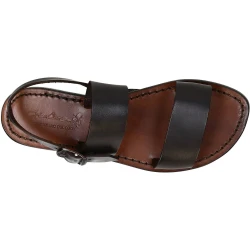 Sandales franciscains pour famme artisanales en cuir tête de maure