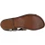 Brown leather ladies franciscan sandals handmade in Italy