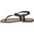 Handmade brown leather thong sandals for men