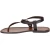 Herren Flip-Flop-Sandalen aus braunem Leder in Italien von Hand gefertigt