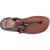 Sandalias de cuero marrón para hombres